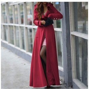 Women’s Long Winter Trench Coat